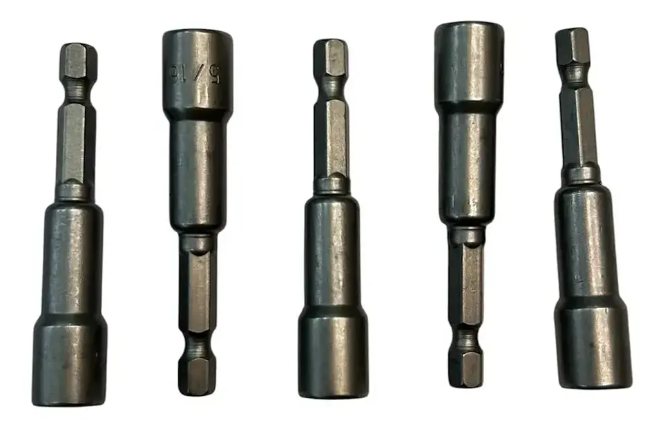 5 Puntas Magneticas Hexagonal 516 Pulgadas X 65mm 5