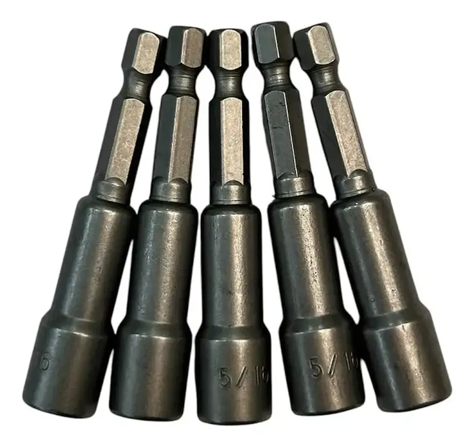 5 Puntas Magneticas Hexagonal 516 Pulgadas X 65mm 3