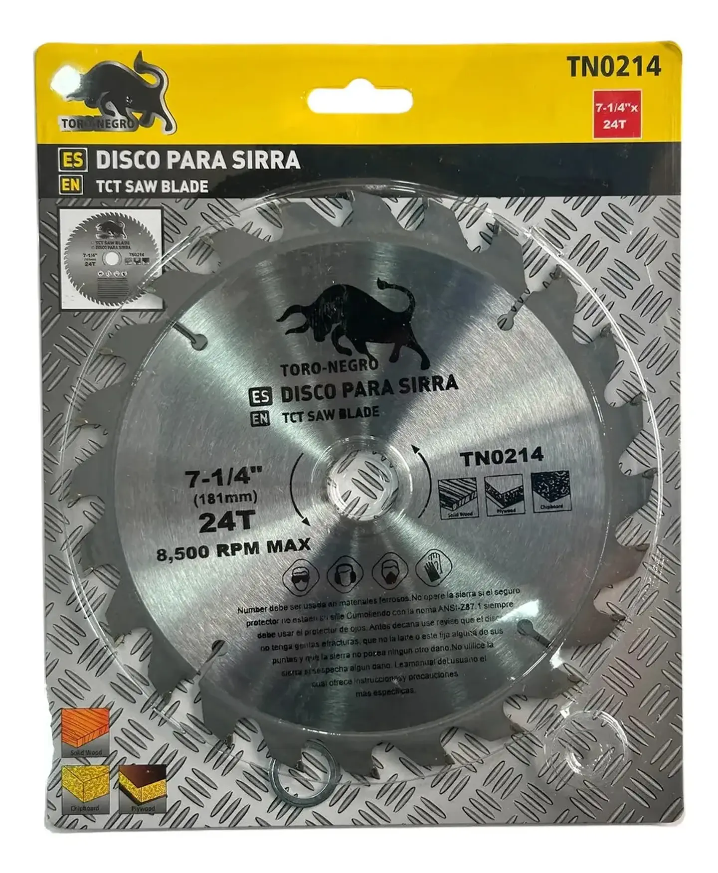 Disco Sierra Circular 7 14 Pulgada 24 Dientes Corte Madera 1
