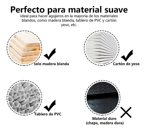 Juego Sierras Copa para Madera 16 Piezas