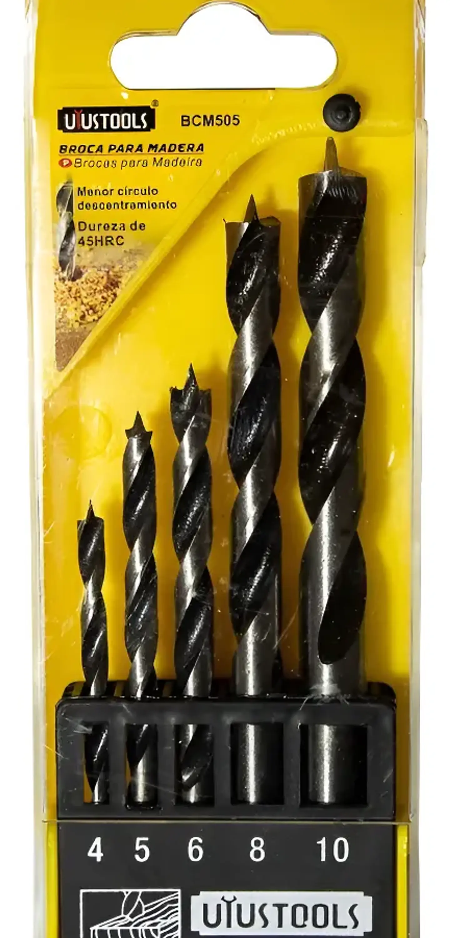 Juego Set De 5 Brocas Para Madera 1