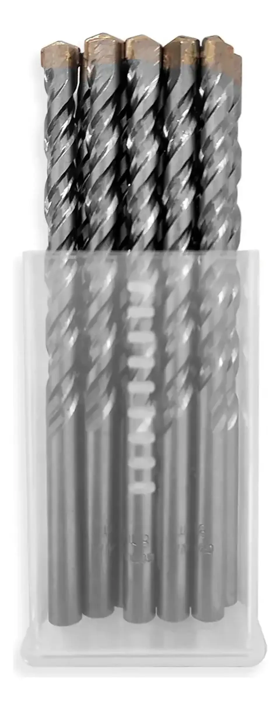 Juego 5 Brocas Cemento Concreto 10mm X 120mm Para Taladro 2
