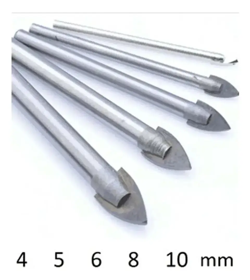Juego Set De Brocas Para Ceramica Y Vidrio 5 Pcs Lisa 3