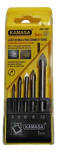 Juego Set De Brocas Para Ceramica Y Vidrio 5 Pcs Lisa - Miniatura 4