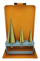 Set 3 Brocas Cónicas Escalonadas 4 a 32 mm para Metal - Miniatura 3