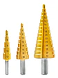 Set 3 Brocas Cónicas Escalonadas 4 a 32 mm para Metal - Miniatura 5