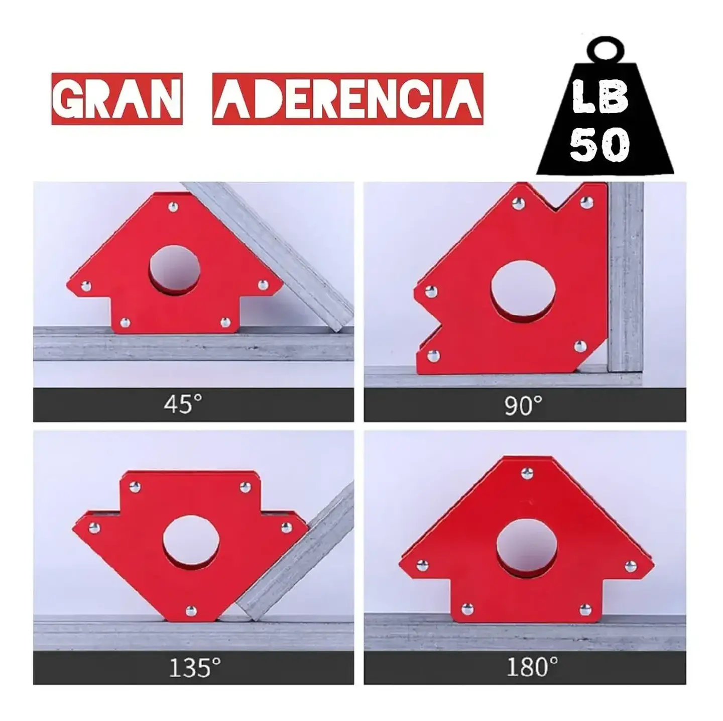 Escuadra Magnética para Soldar 50 lb 110 mm 3