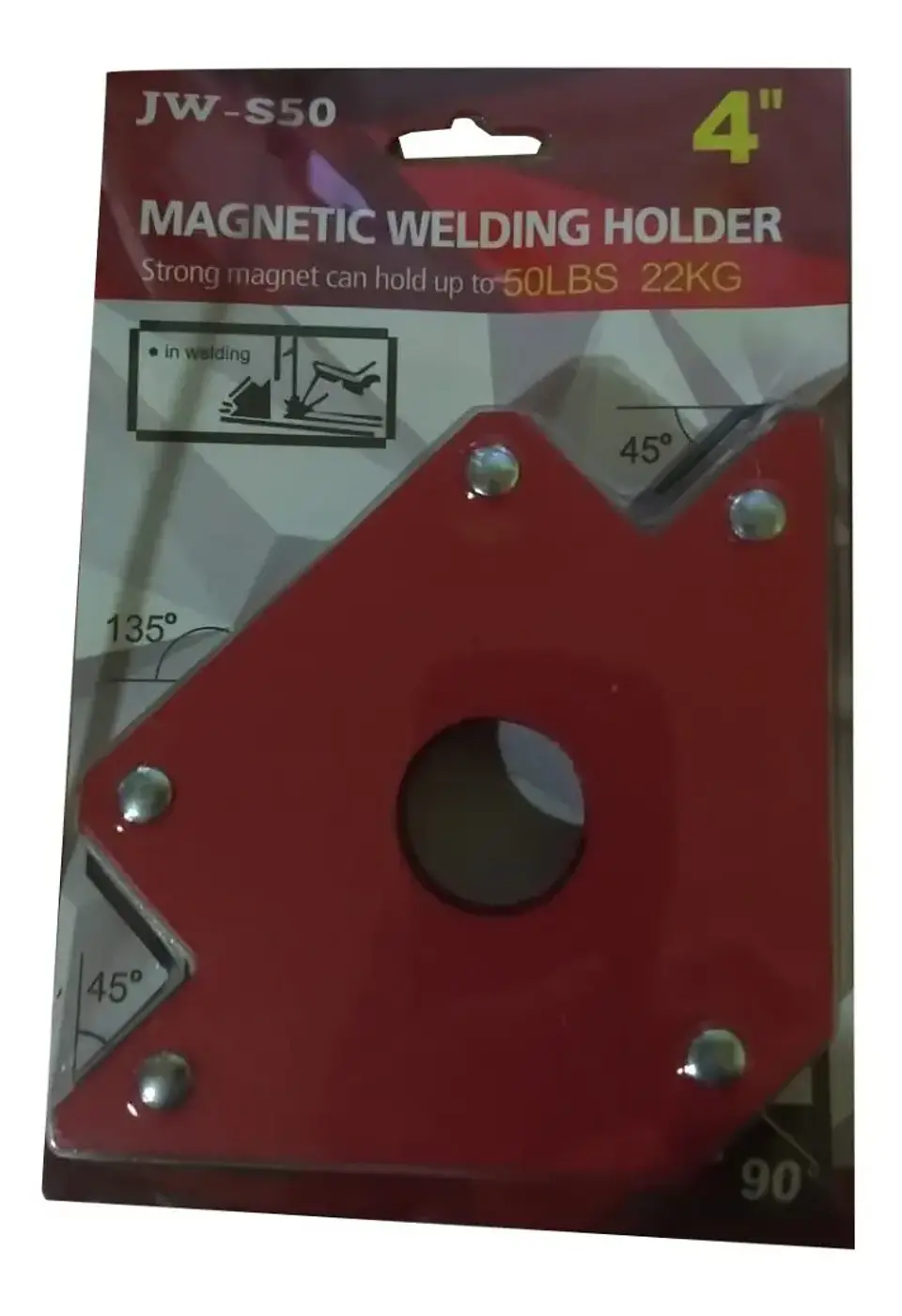 Escuadra Magnética para Soldar 50 lb 110 mm 4