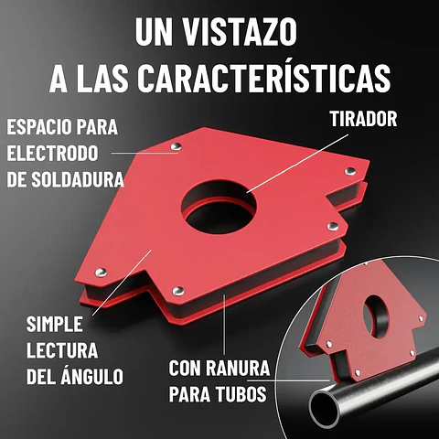 Escuadra Magnética para Soldar 75 lb