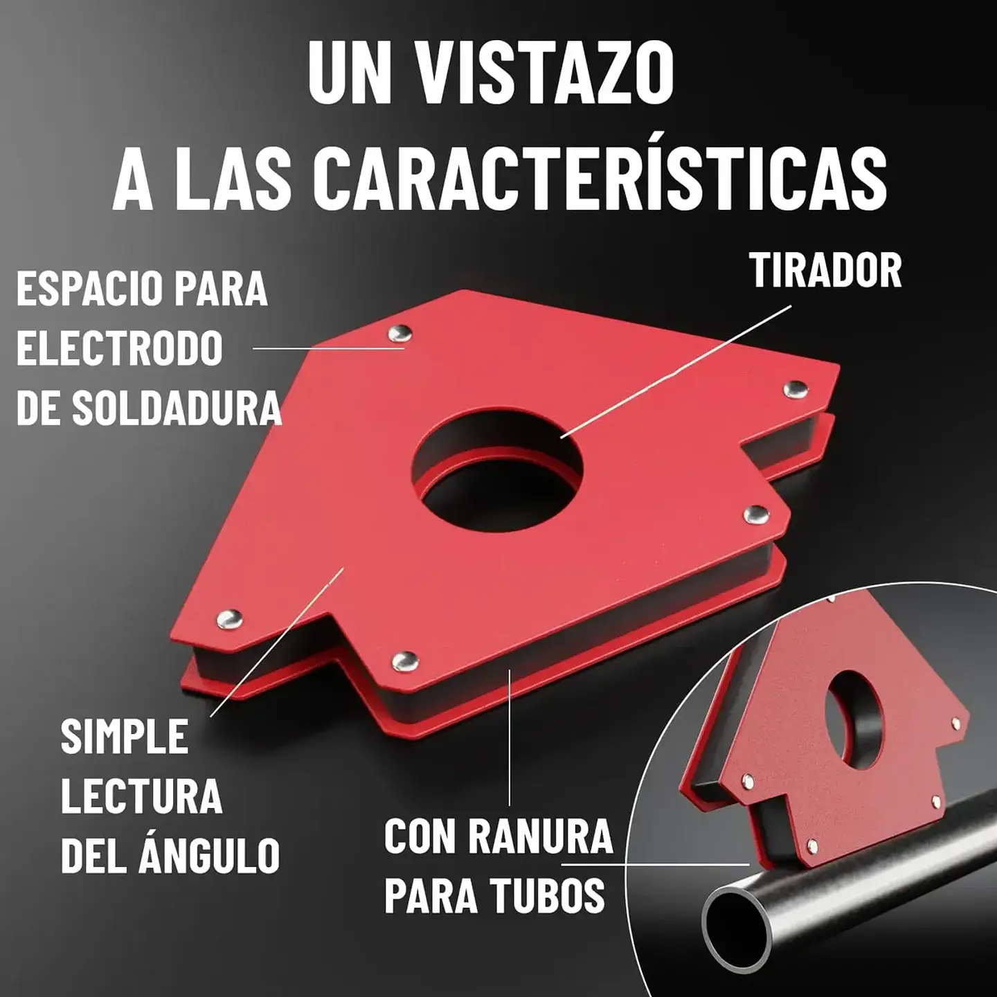 Escuadra Magnética para Soldar 75 lb 1