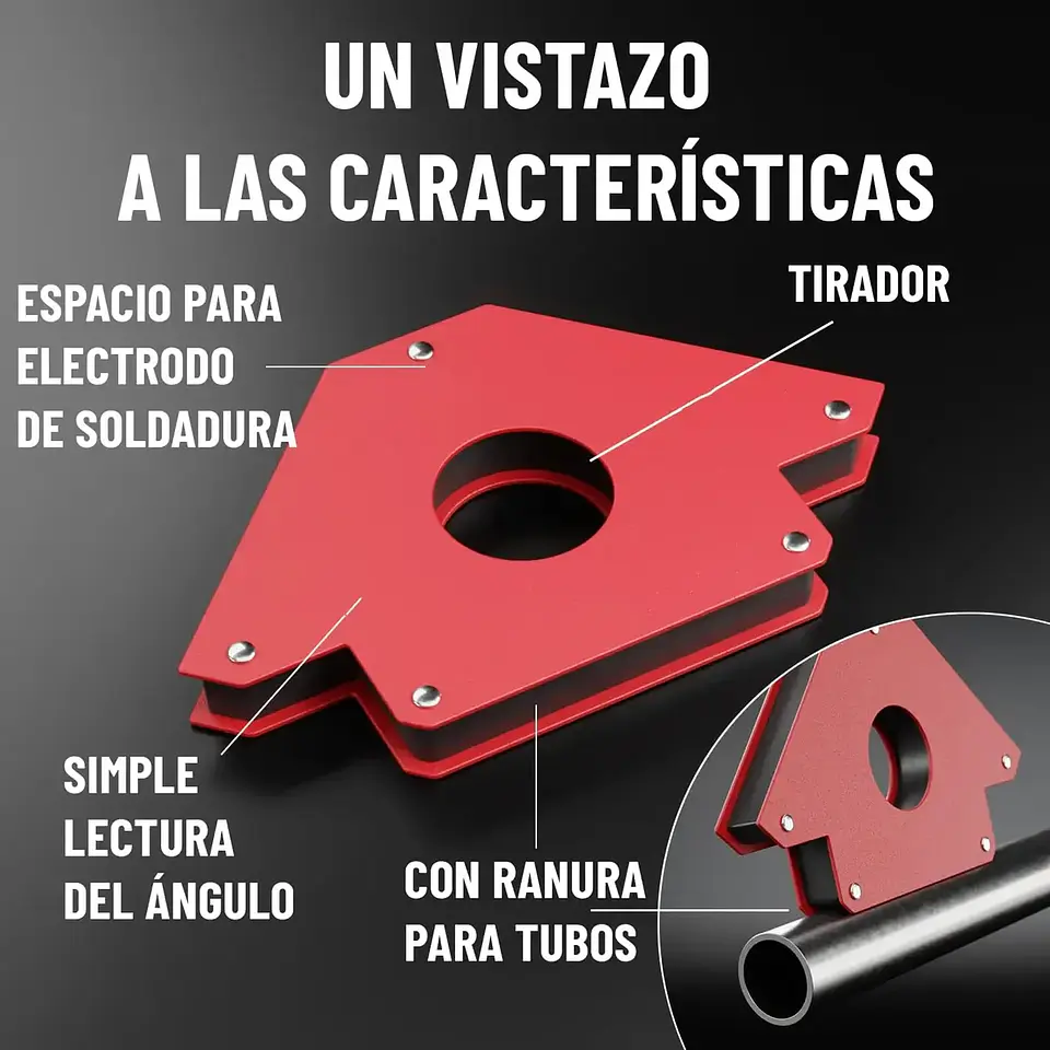 Escuadra Magnética para Soldar 75 lb 1