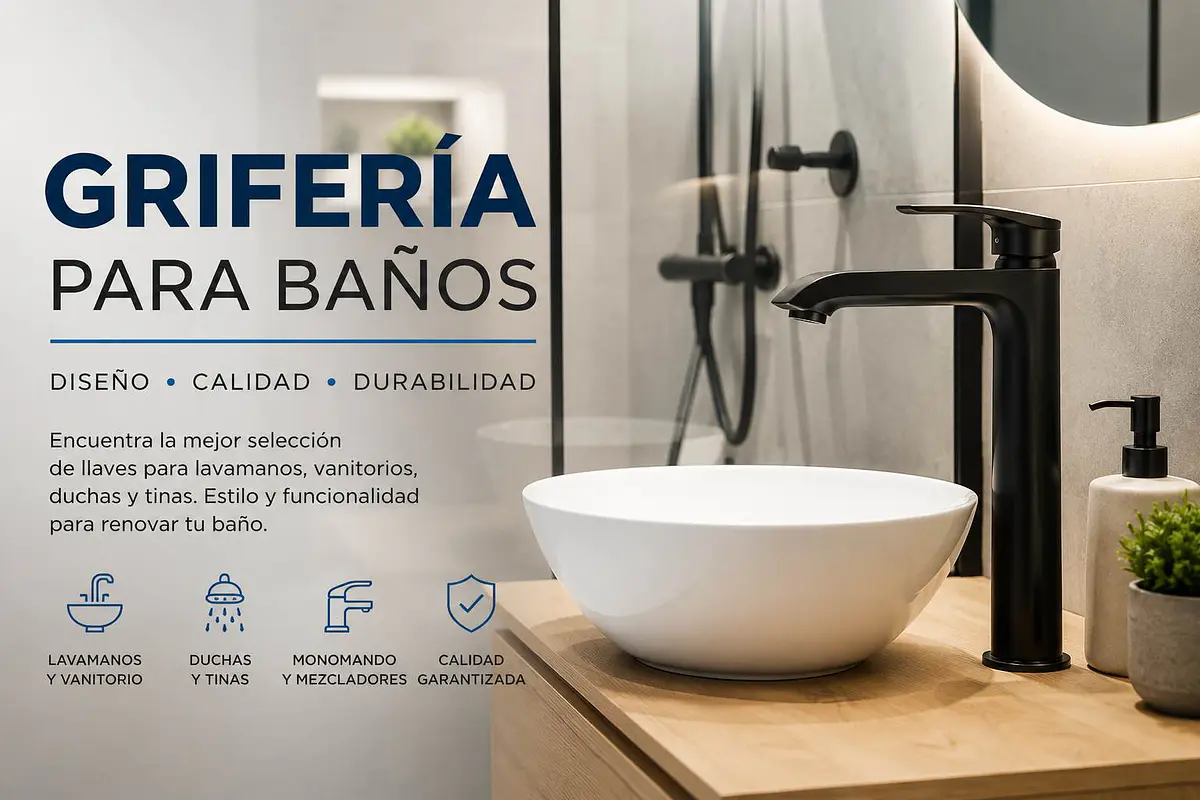🚿 GRIFERÍA PARA BAÑO