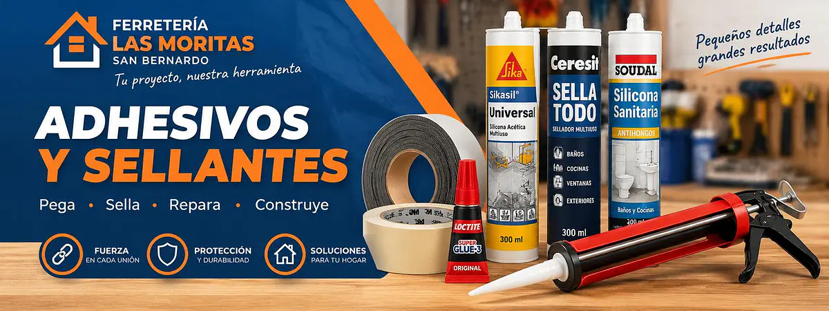Todo para pegar, sellar y reparar