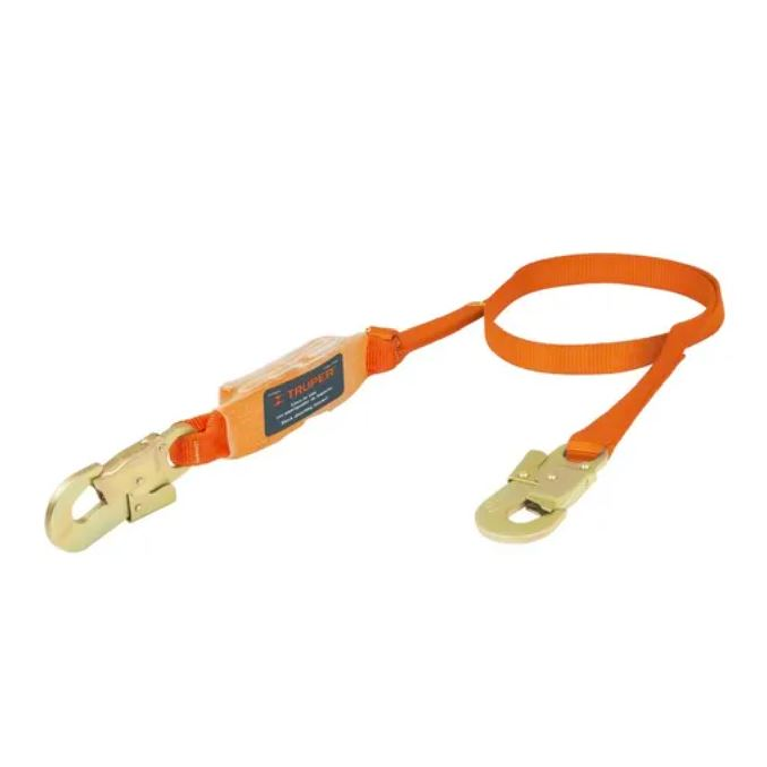 CUERDA DE SEGURIDAD CON AMORTIGUADOR 1,8m 2 Ganchos 1