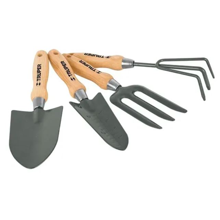 SET HERRAMIENTAS JARDIN TRUPER 4 PIEZAS 1