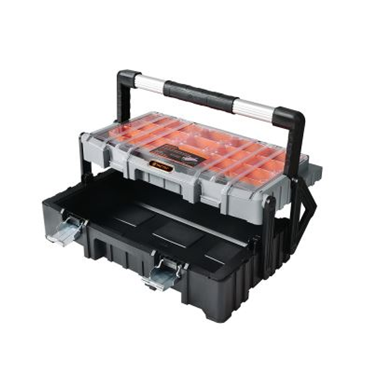 CAJA HERRAMIENTAS TACTIX  PLASTICA C/ORGANIZADOR 58 CM 1