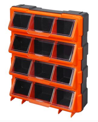 Organizador Plastico Doble Tipo Maleta Tactix 320602