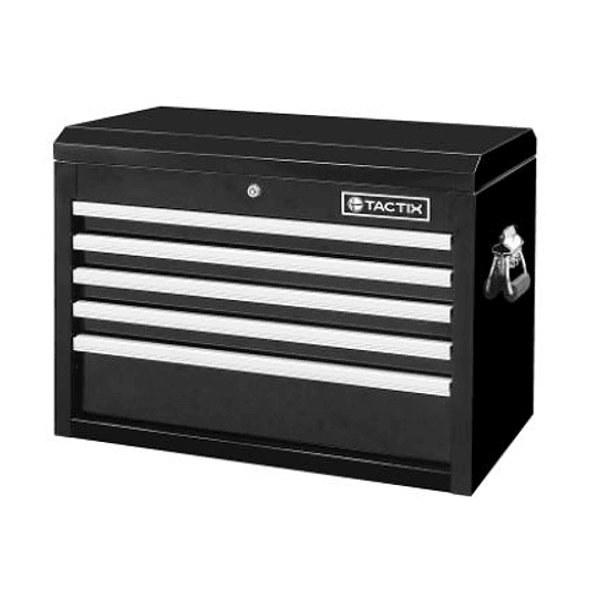 CAJA HERRAMIENTA TACTIX  T/ESTANTE SUPERIOR 5 BANDEJAS (OF)