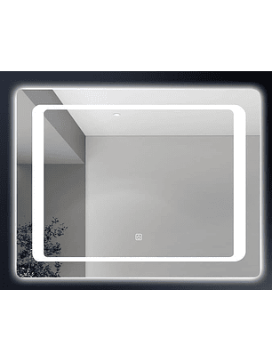 ESPEJO 90X70 RECTANGULAR CON LUZ LED TAUMM