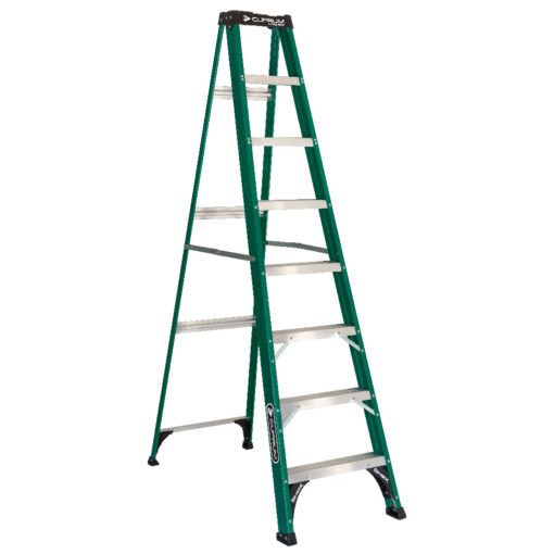 ESCALERA TIJERA FIBRA DE VIDRIO 2.44M / 8P / 175KG CUPRUM