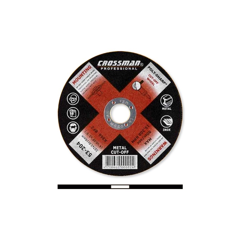 Disco de Corte para Acero Inoxidable Specialist Line 4 1/2" 115 x 0.8 x 22 mm