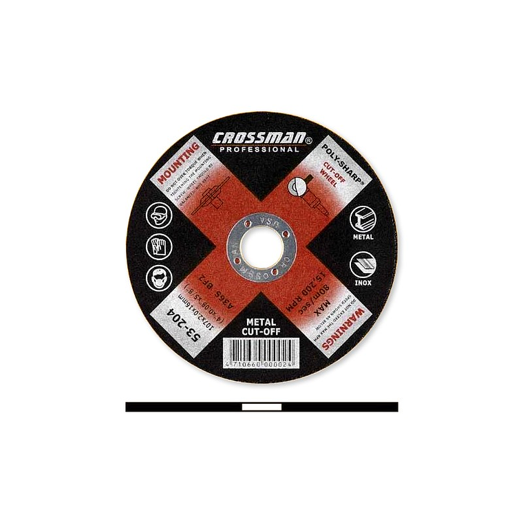 DISCO CORTAR 180 X 3,2 X 22,2 MM CROSSMAN 1