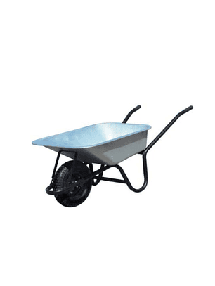 CARRETILLA GALVANIZADA GRIS 90LTS