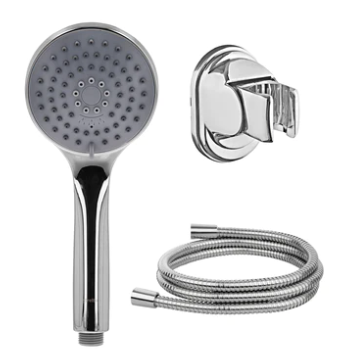 Juego Ducha 3F Cascia Negro Mate