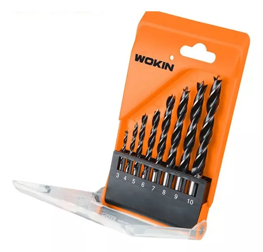 BROCA MADERA 8PCS WOKIN