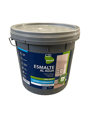 ESMALTE AL AGUA DECO BLANCO TINETA PASSOL