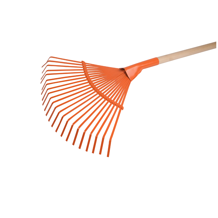 RASTRILLO BARRE HOJAS 22 DIENTES C/MANGO MADERA SMARTOOLS 1