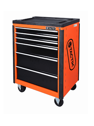 CAJA HERRAMIENTAS TACTIX  METALICA CON 6 BANDEJAS