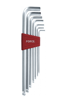 JUEGO LLAVES ALLEN BOLA EXTRA LARGA EN MM FORCE 5072XLB