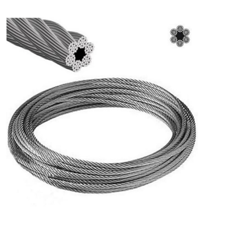 CABLE ACERO GALV 1/2
