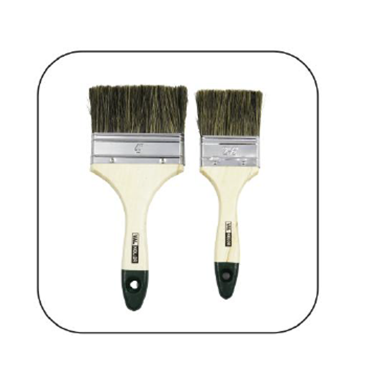 BROCHA  VULCANIZADA MANGO MADERA VALKOLOR 3