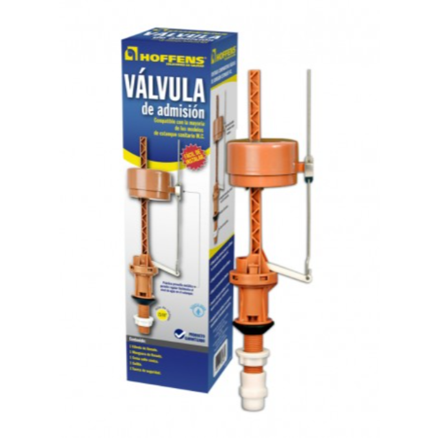 Valvula De Admision Para Wc Llenado Estanque 15/16 Hoffens 1