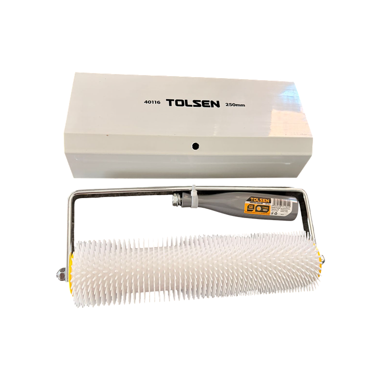 RODILLO AIREADOR DE PUAS PARA RESINA EPOXI TOLSEN 250X11MM 1