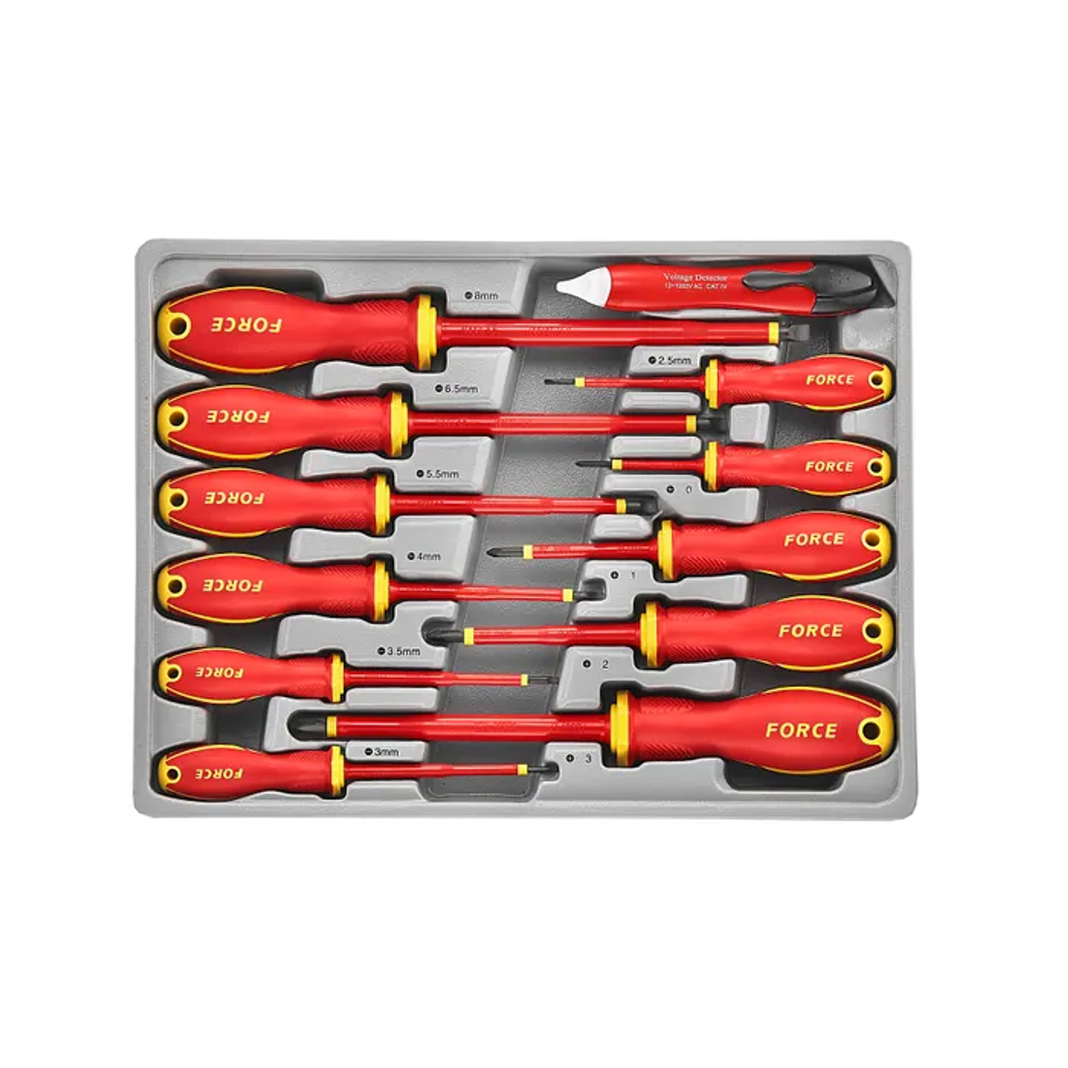 JGO. DESTORN. AISLADOS 1000V 7(-) 4(+) 1(T) 2125N FORCE 1