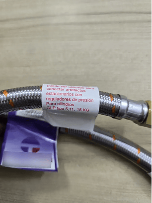 FLEXIBLE GAS HI-HI 3/8