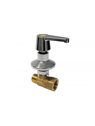 Llave Gas Encimera Cromada HI-HE 1/2” Hoffens