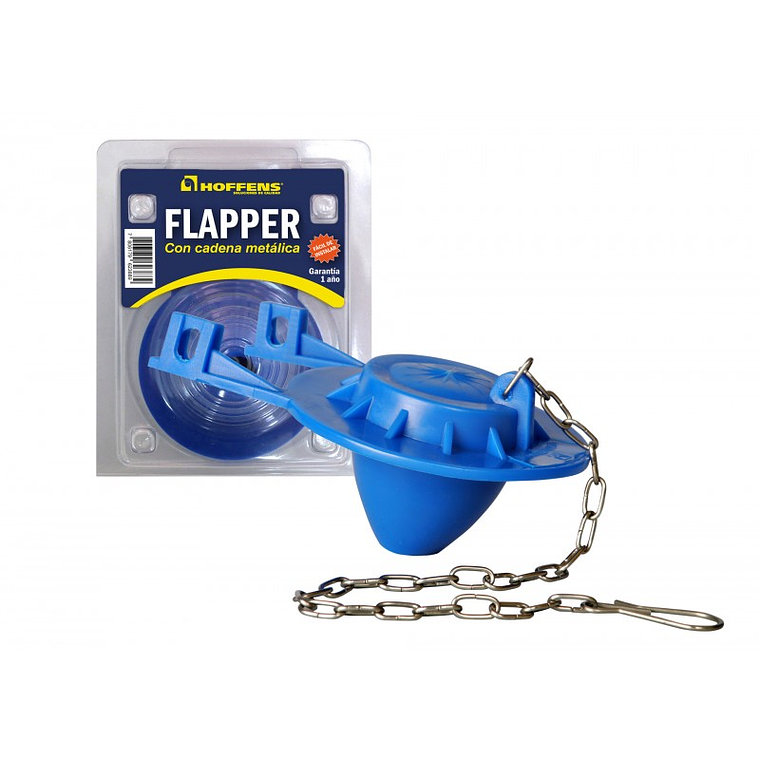 Flapper Estanque WC con Cadena Metalica Hoffens 1
