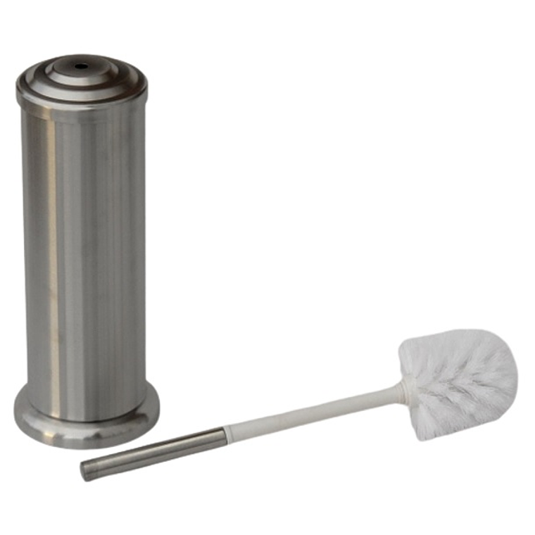 Esobilla Limpia WC Con Cobertor en Acero Inoxidable Taumm 1