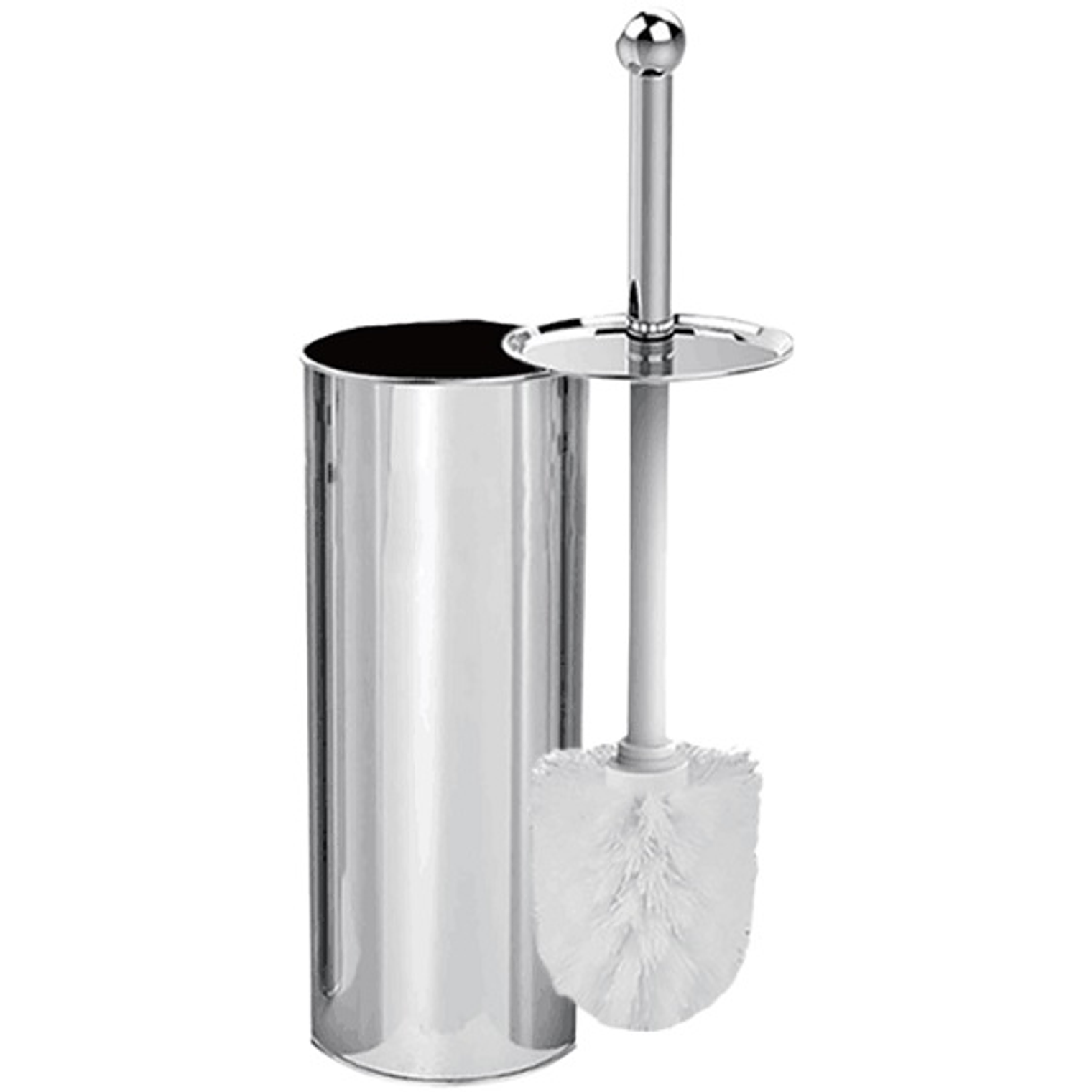 Esobilla Limpia WC Con Cobertor en Acero Inoxidable Taumm 2