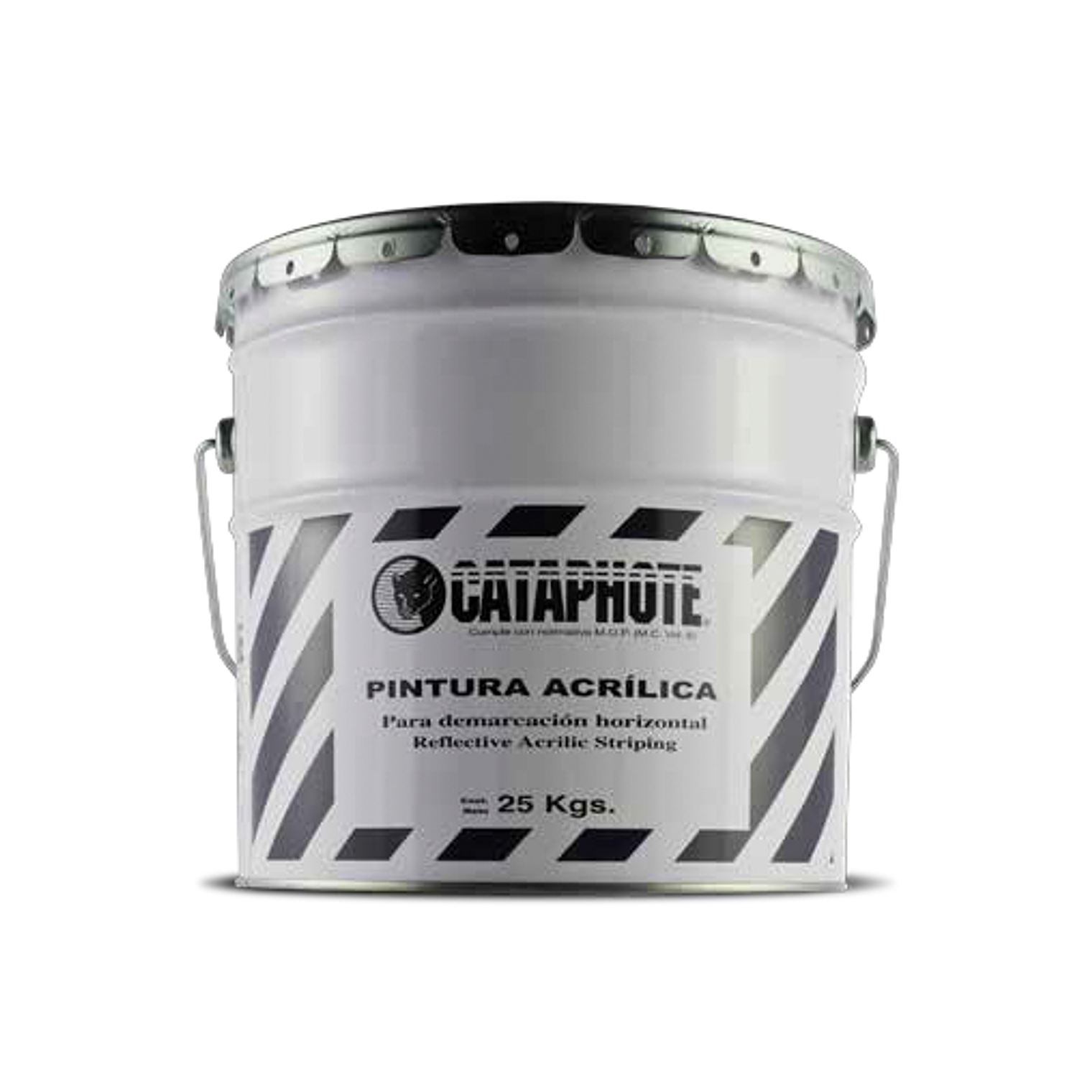 PINTURA ACRILICA CATAPHOTE B/S AMARILLA EN TINETA DE 25 KG 2