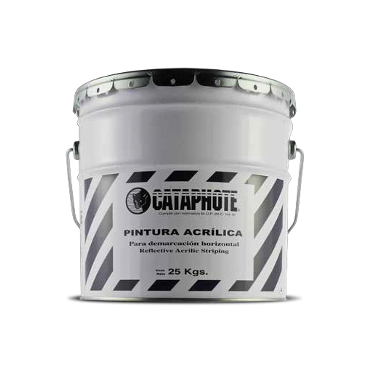 PINTURA ACRILICA CATAPHOTE B/S BLANCA EN TINETA DE 25 KG 2