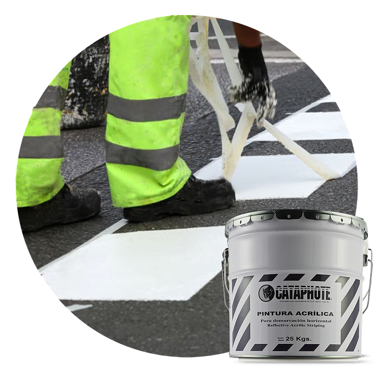 PINTURA ACRILICA CATAPHOTE B/S BLANCA EN TINETA DE 25 KG 1