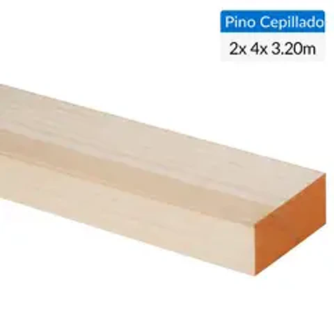 PINO CEPILLADO 2" X 4" X 3,2 MT.047675