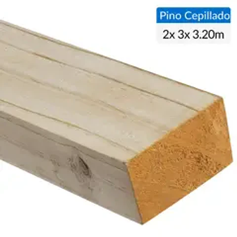 PINO CEPILLADO 2" X 3" X 3,2 MT. 000779