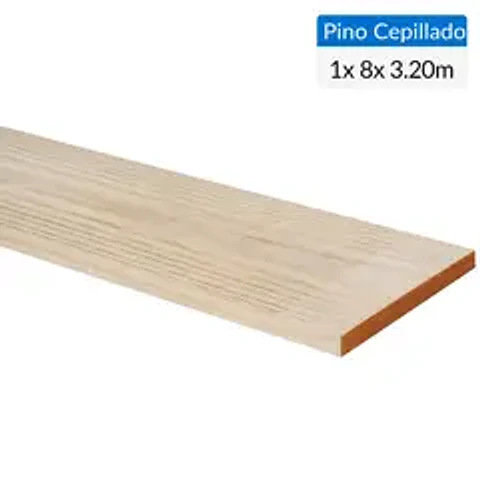 PINO CEPILLADO 1" X 8" X 3,2 MT.047671
