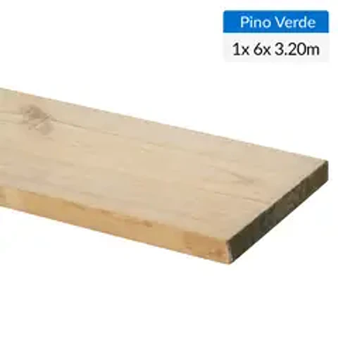 PINO BRUTO 1" X 6" X 3,2 MT. (168)048113